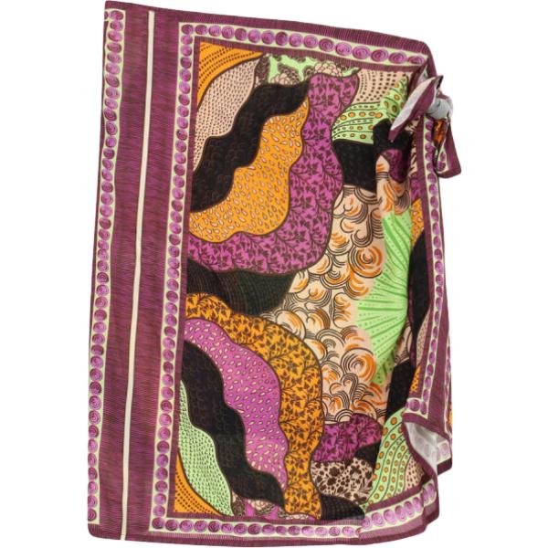 minigonne Dixie viola con stampe