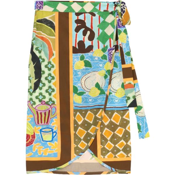 gonne longuette Dixie multicolore con stampe