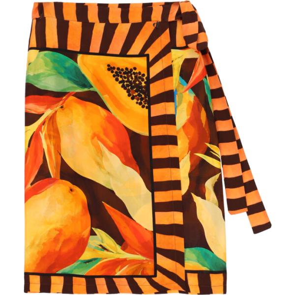 gonne longuette Dixie multicolore con stampe