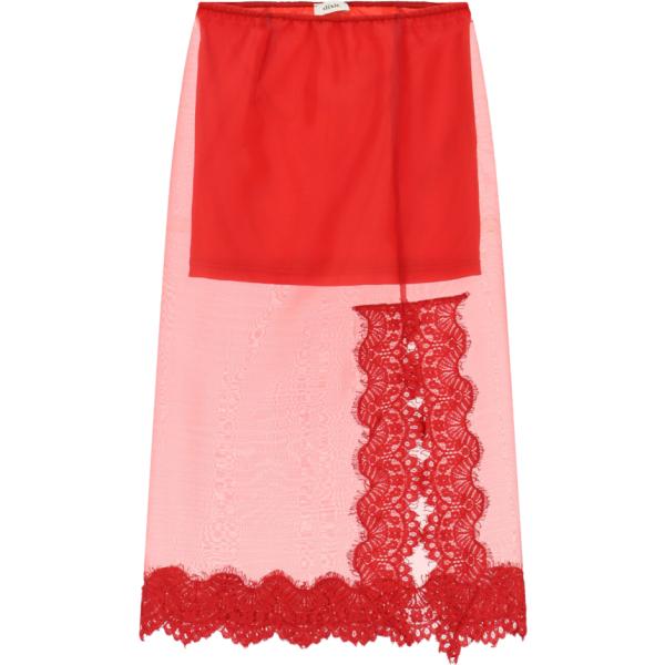 gonne longuette Dixie rosso