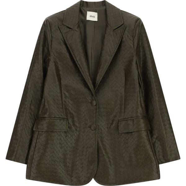 Giacca da donna in verde oliva monopetto Dixie