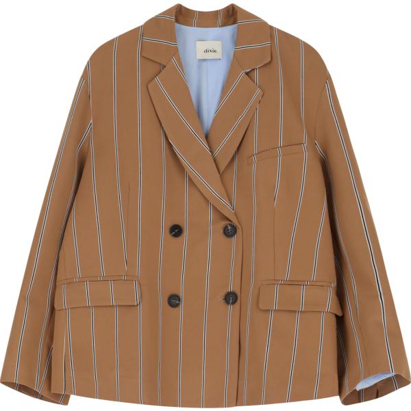 blazer Dixie marrone a righe
