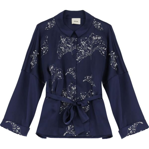blazer Dixie blu a fiori