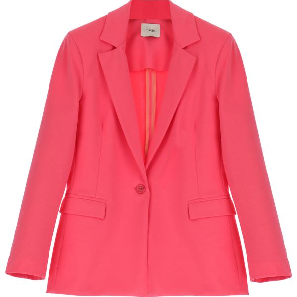 blazer Dixie rosso tinta unita