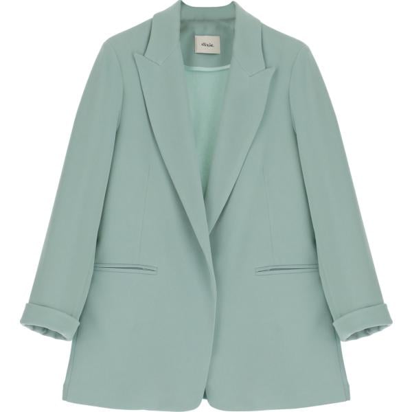 blazer Dixie verde tinta unita