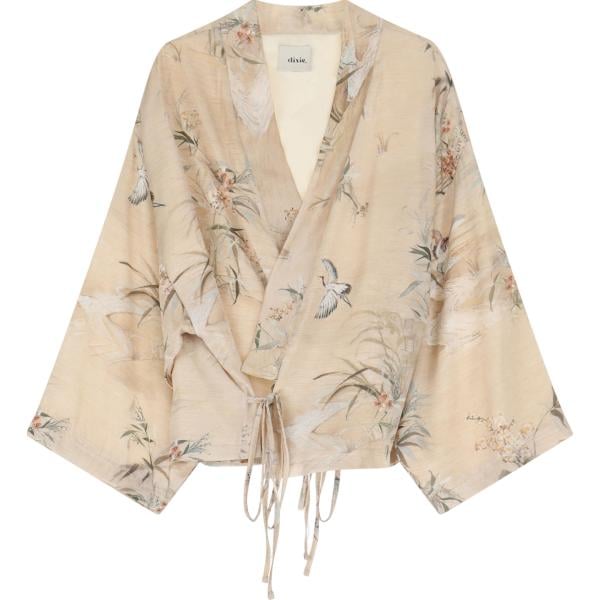 trench Dixie marrone a fiori