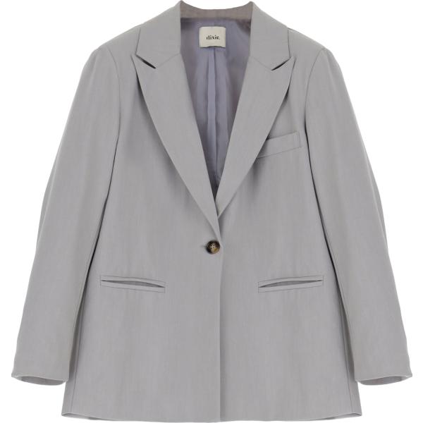 blazer Dixie grigio tinta unita