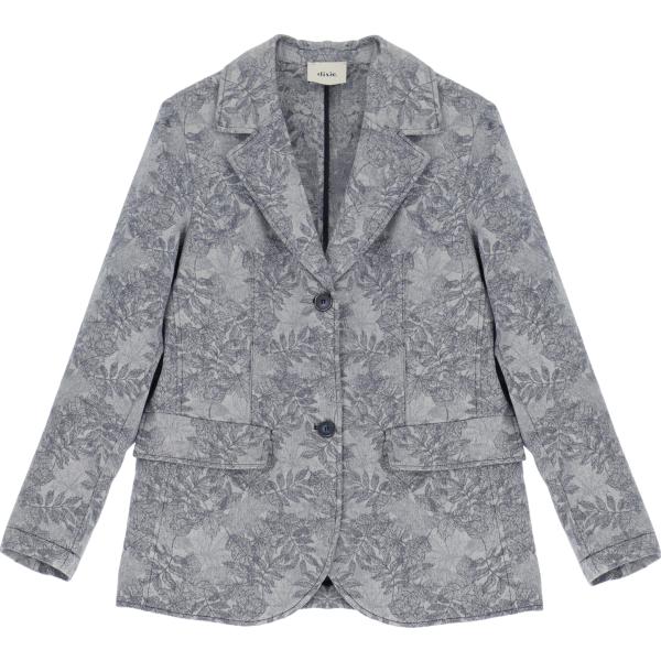 blazer Dixie grigio a fiori