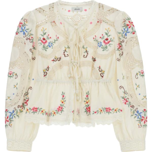 cappotti Dixie bianco a fiori