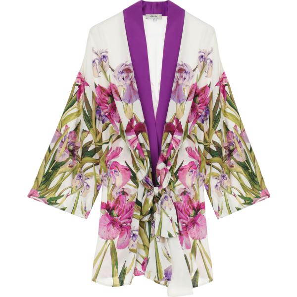 cardigans Dixie grigio a fiori