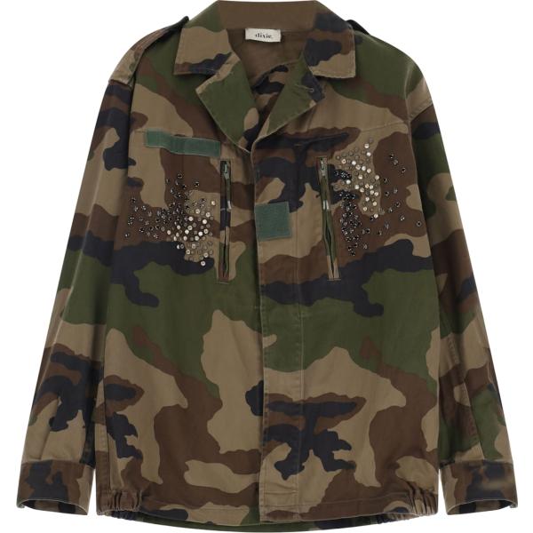 blazer Dixie nero military