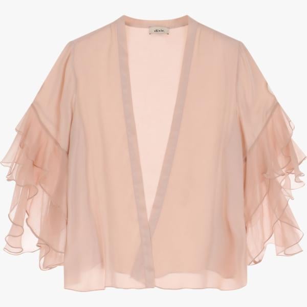 cardigans Dixie rosa tinta unita