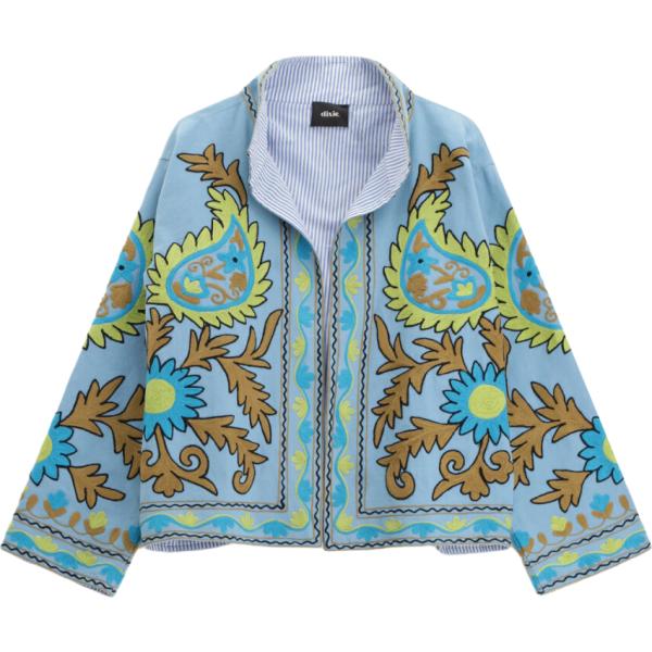 blazer Dixie blu con stampe