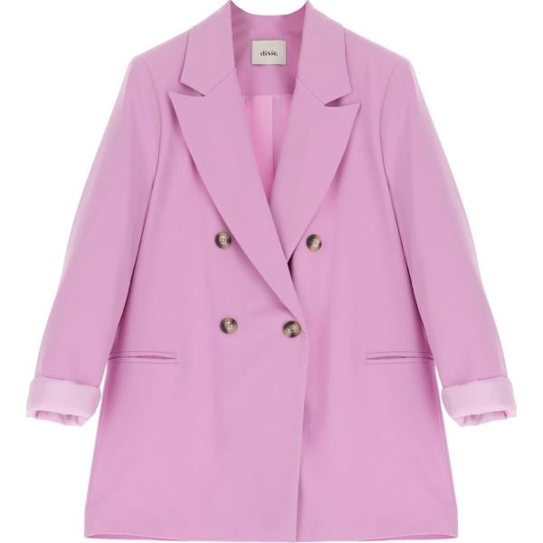 blazer Dixie rosa tinta unita