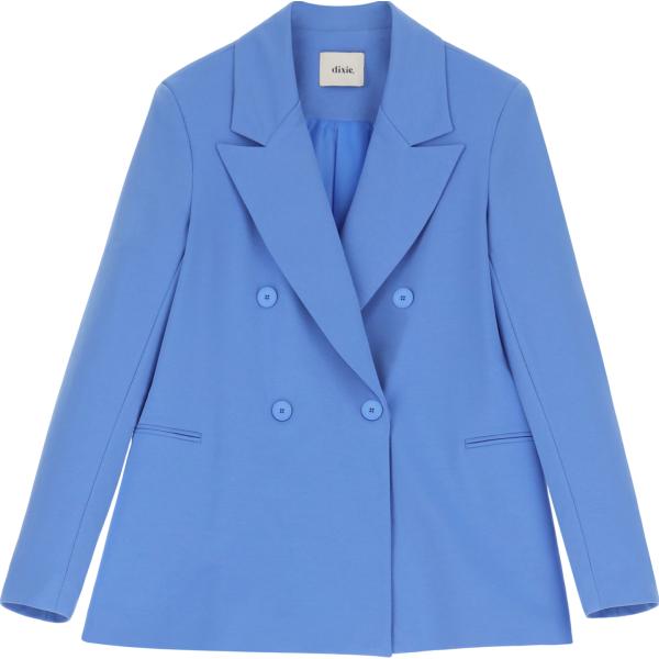 blazer Dixie blu tinta unita