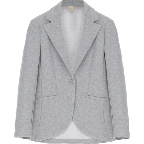 blazer Dixie grigio tinta unita