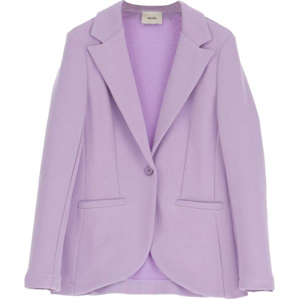 blazer Dixie viola tinta unita