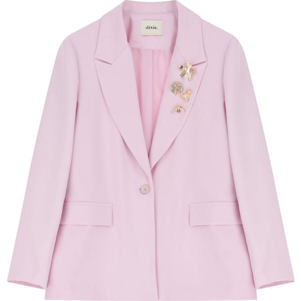 blazer Dixie rosa a fiori