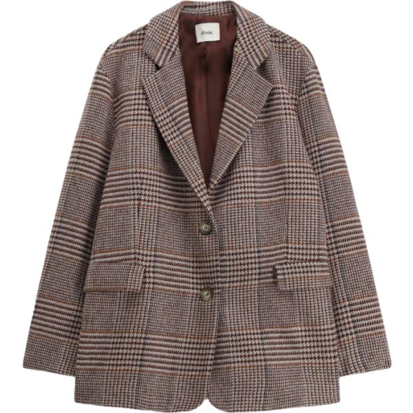 blazer Dixie marrone con stampe