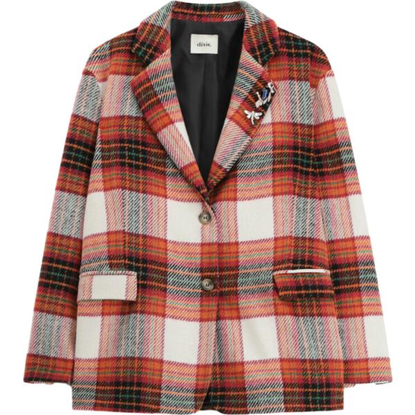 blazer Dixie multicolore a quadri