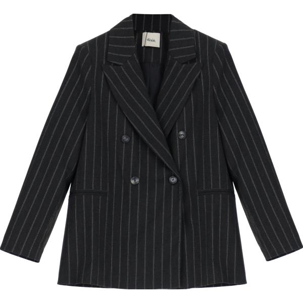 cappotti Dixie nero a righe