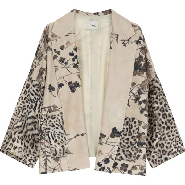 blazer Dixie grigio con stampe