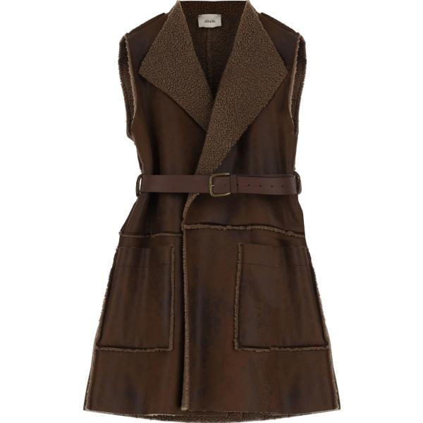 blazer Dixie marrone tinta unita