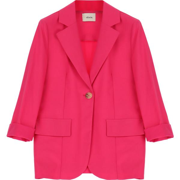 blazer Dixie rosso tinta unita