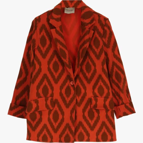 blazer Dixie rosso