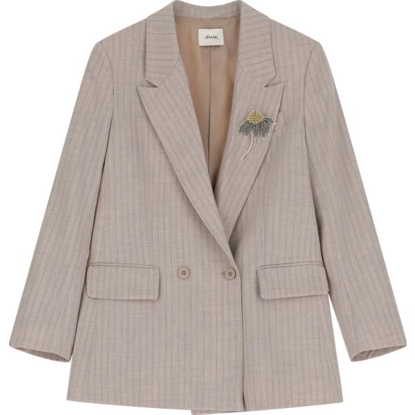 blazer Dixie viola a righe