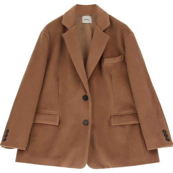 blazer Dixie marrone tinta unita