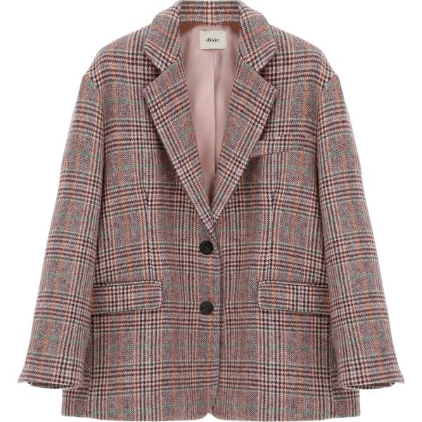 blazer Dixie marrone a quadri
