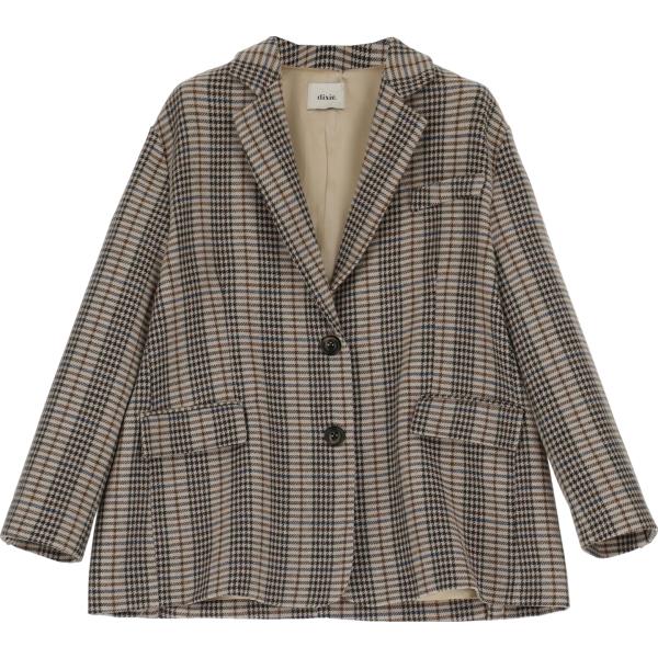 blazer Dixie marrone a quadri