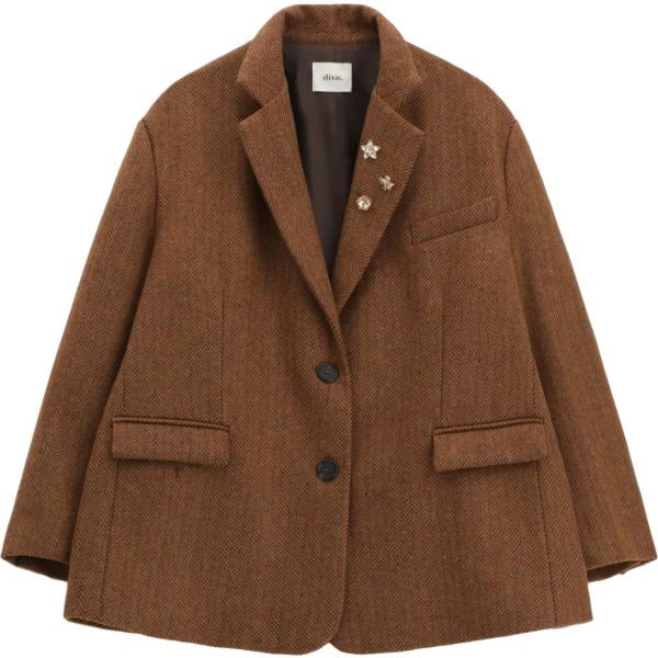 blazer Dixie marrone