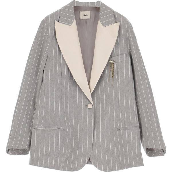 giacche Dixie grigio a righe