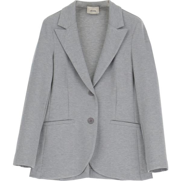 blazer Dixie grigio tinta unita