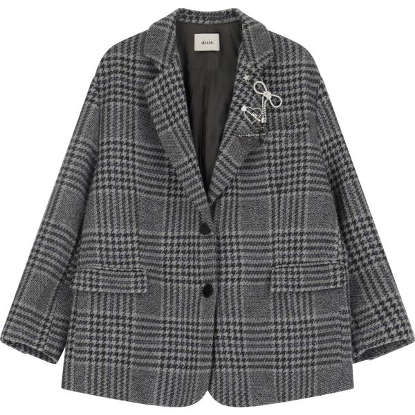 blazer Dixie grigio pied de poule