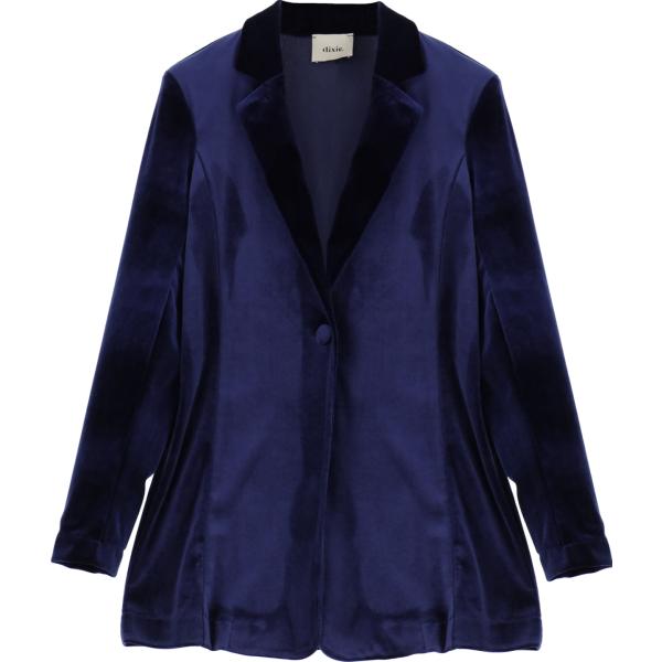 cappotti Dixie blu tinta unita
