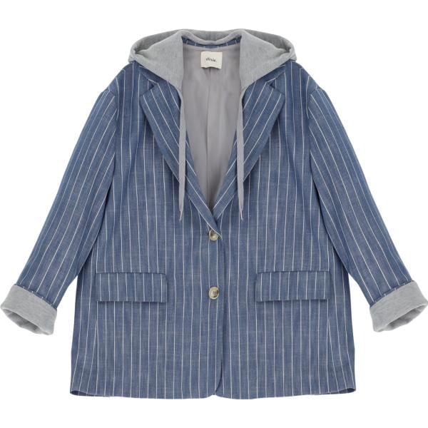 blazer Dixie blu a righe