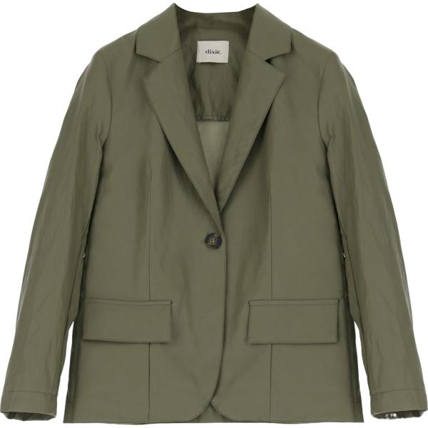 blazer Dixie verde tinta unita