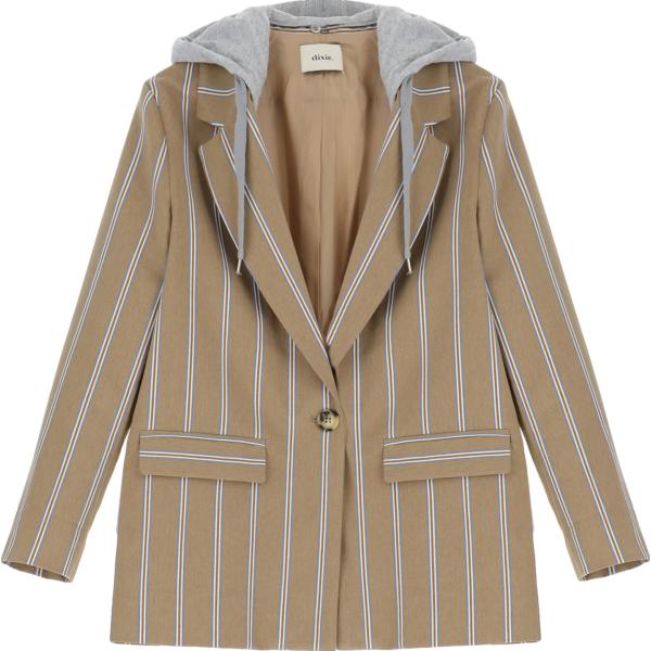 blazer Dixie marrone a righe