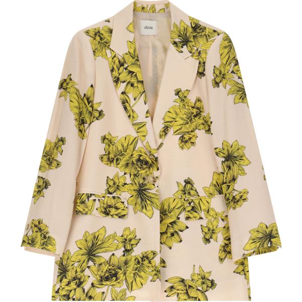 blazer Dixie marrone con stampe