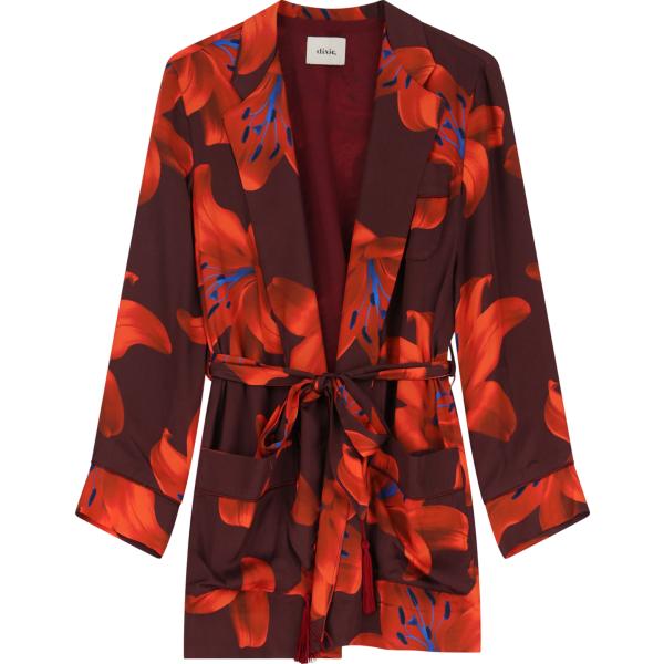 blazer Dixie marrone a fiori