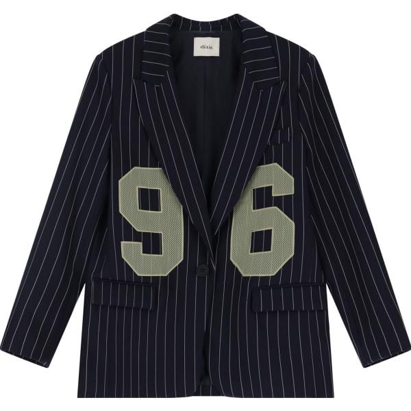 blazer Dixie blu a righe