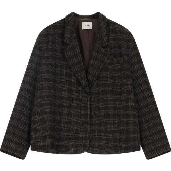 blazer Dixie marrone a quadri