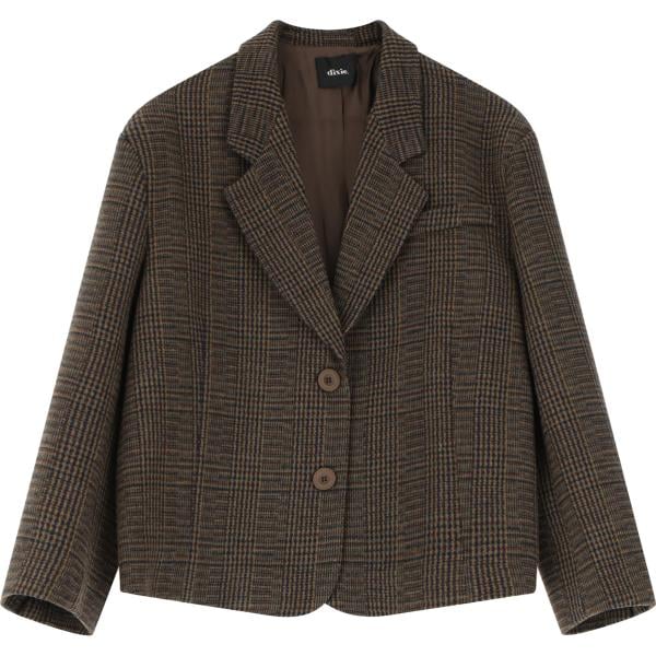 blazer Dixie verde a quadri