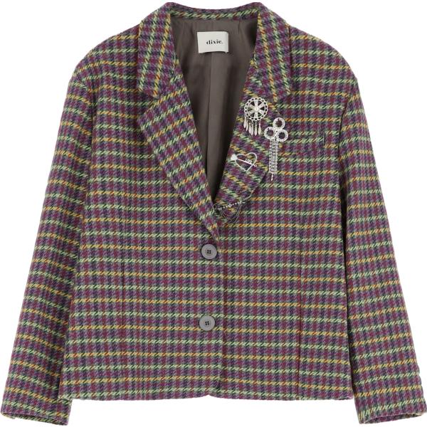 blazer Dixie grigio pied de poule