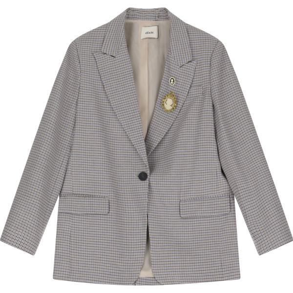 blazer Dixie grigio pied de poule