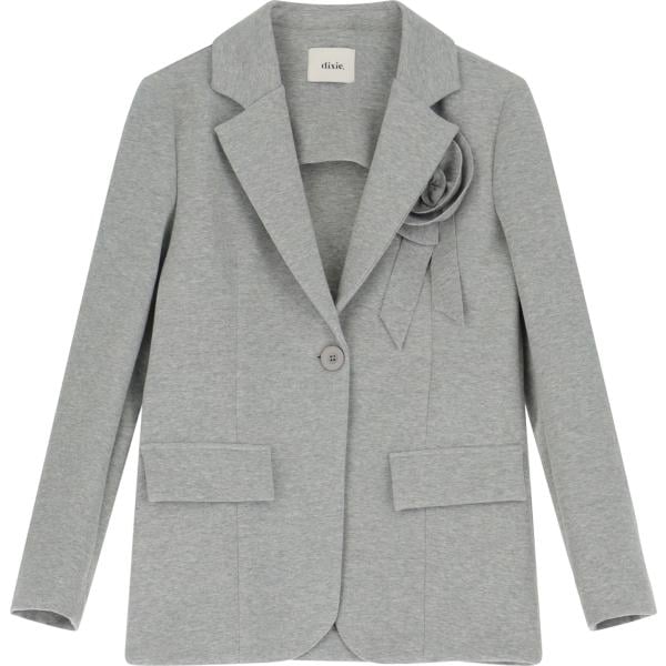 blazer Dixie grigio a fiori