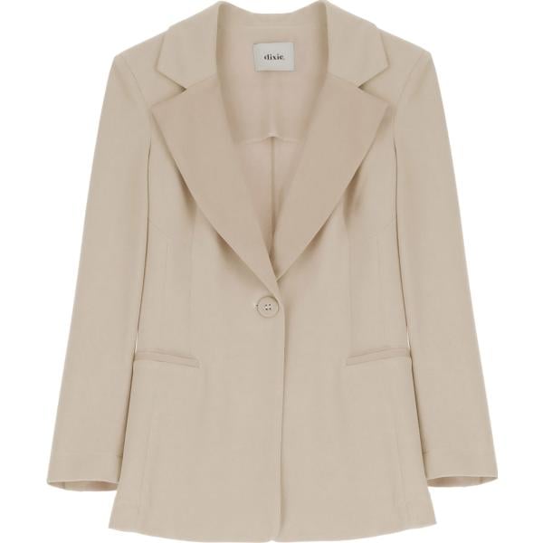 blazer Dixie grigio tinta unita